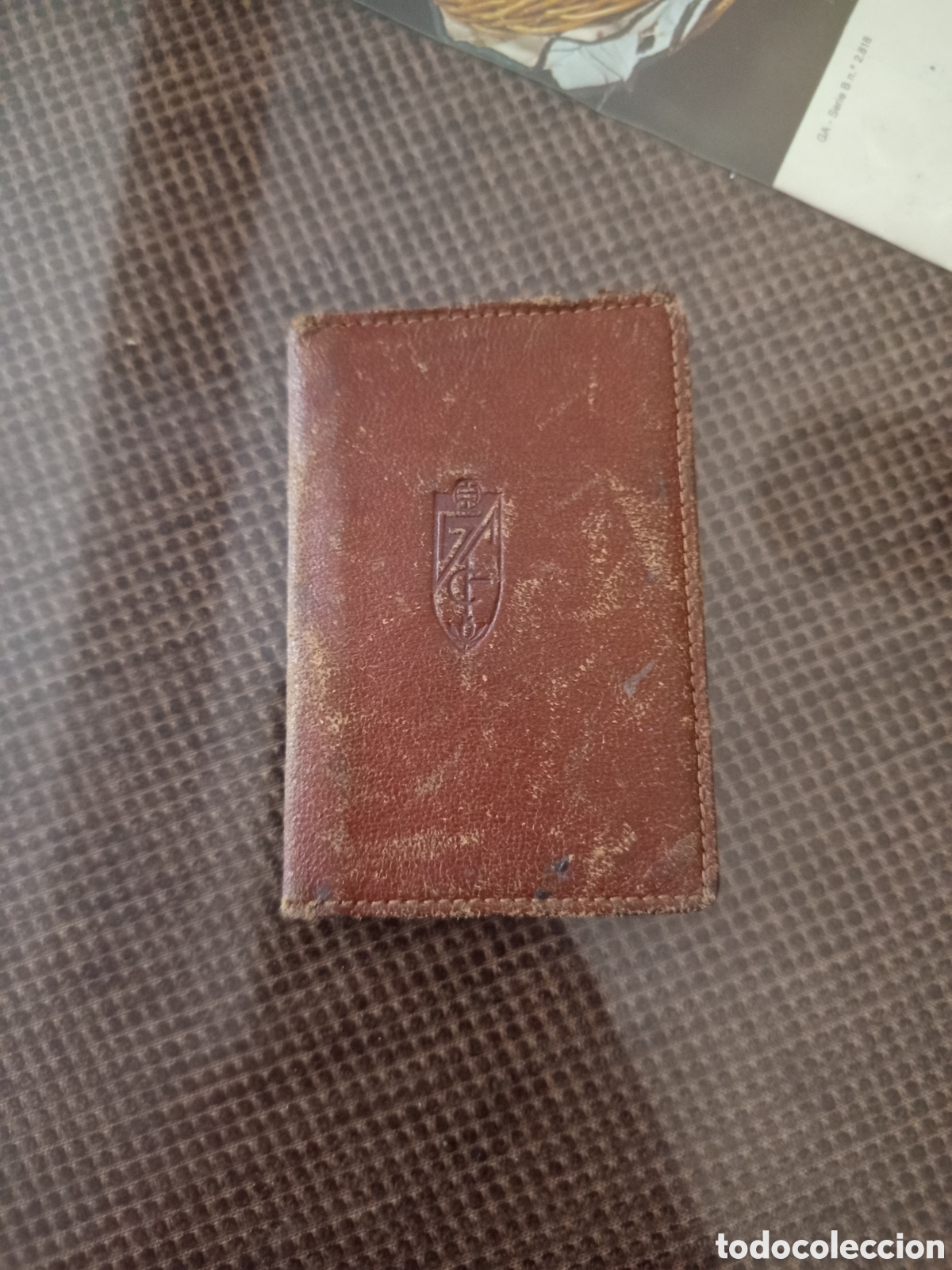 Coleccionismo deportivo: Antiguo carnet pase cup&oacute;n del Granada club de futbol cf, a&ntilde;os 40