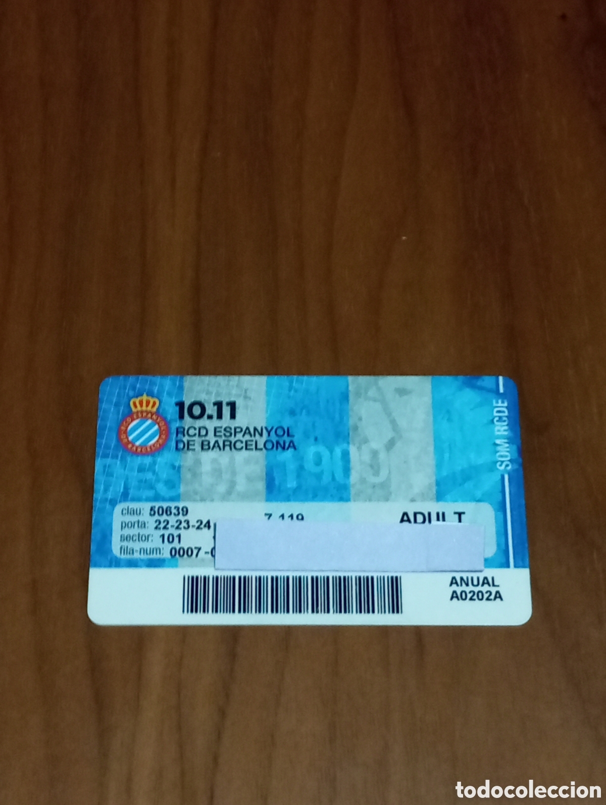 Coleccionismo deportivo: CARNET ABONO RCD ESPANYOL 2010 2011