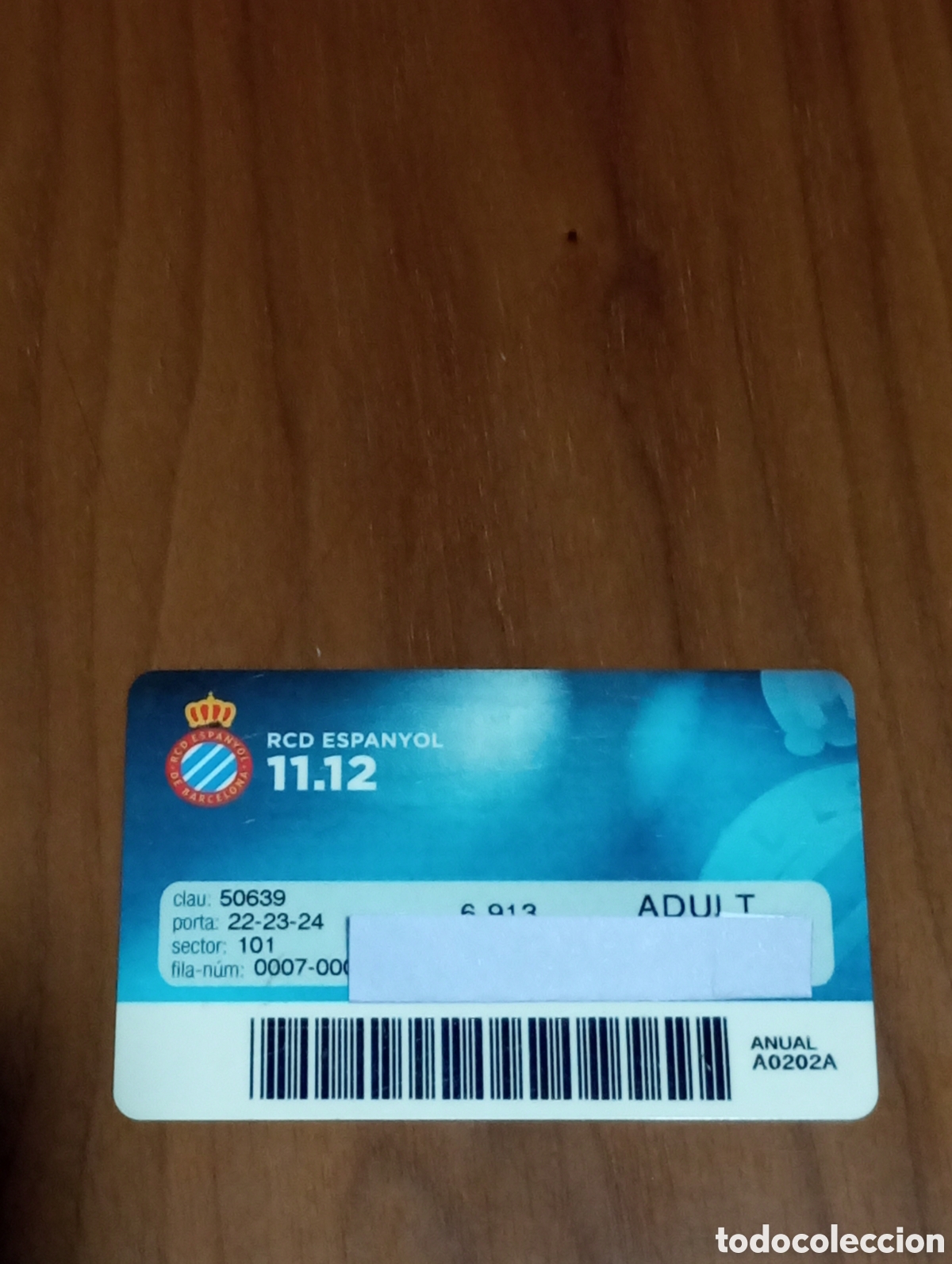 Coleccionismo deportivo: CARNET ABONO RCD ESPANYOL 2011 2012