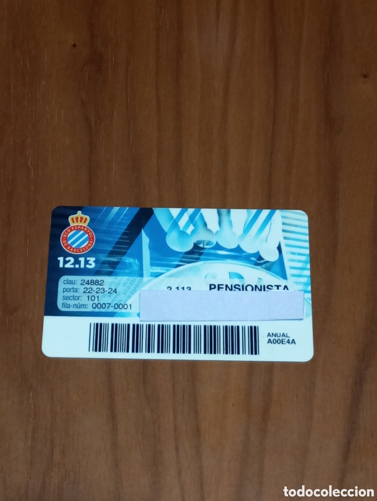 Coleccionismo deportivo: CARNET ABONO RCD ESPANYOL 2012 2013