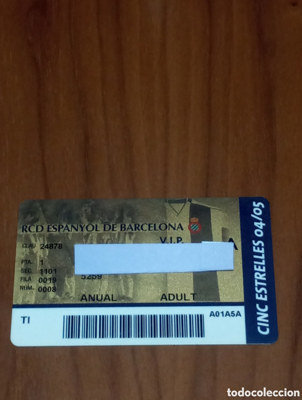 Coleccionismo deportivo: DEBUT OFICIAL PROFESIONAL LIONEL MESSI FC BARCELONA 16/10/2004 CARNET ABONO RCD ESPANYOL 2004 2005
