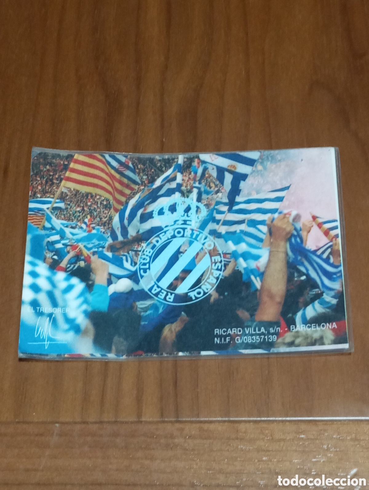 Coleccionismo deportivo: CARNET ABONO RCD ESPANYOL 1991 1992