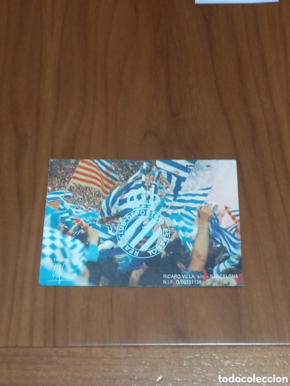 Coleccionismo deportivo: CARNET SOCIO RCD ESPANYOL 1992