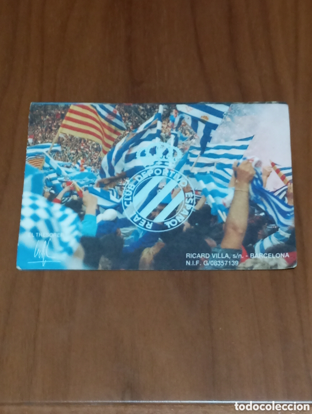Coleccionismo deportivo: CARNET SOCIO RCD ESPANYOL 1992