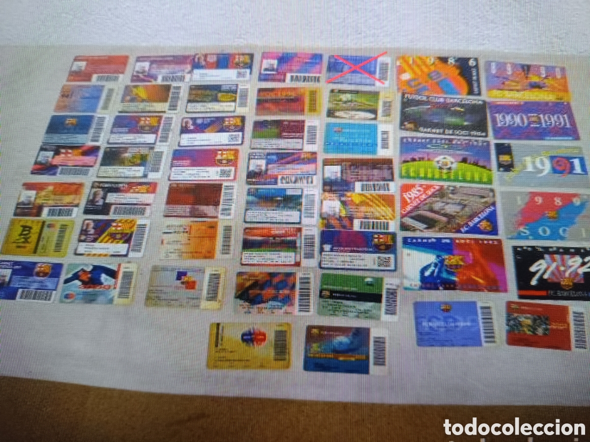 Coleccionismo deportivo: Antiguo gran lote de 48 carnets todos del mismo socio del Futbol Club Barcelona d 1984 a 2017, Bar&ccedil;a