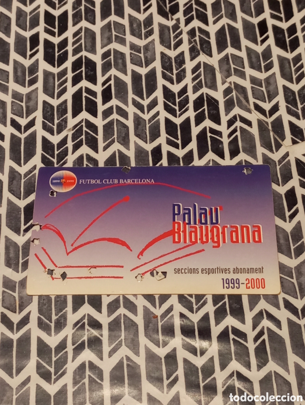 Coleccionismo deportivo: CARNET ABONO FC BARCELONA SECCIONS ESPORTIVES 1999 2000 PALAU BLAUGRANA