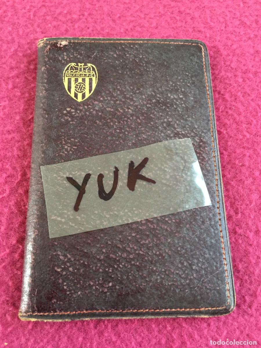 Coleccionismo deportivo: Dificil Cartera con carnet de identidad de socio Valencia Futbol Club. 1.930 - FC CF F.C F.C
