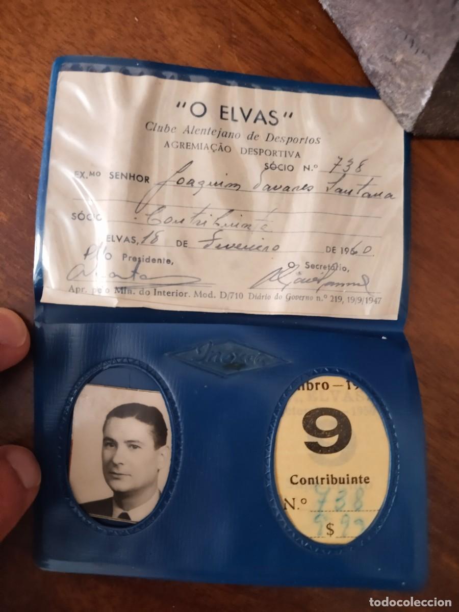 Colecionismo desportivo: Portugal. Carnet de socio &rdquo;O ELVAS&rdquo;, Clube Alentejano de Desportos. 1960.