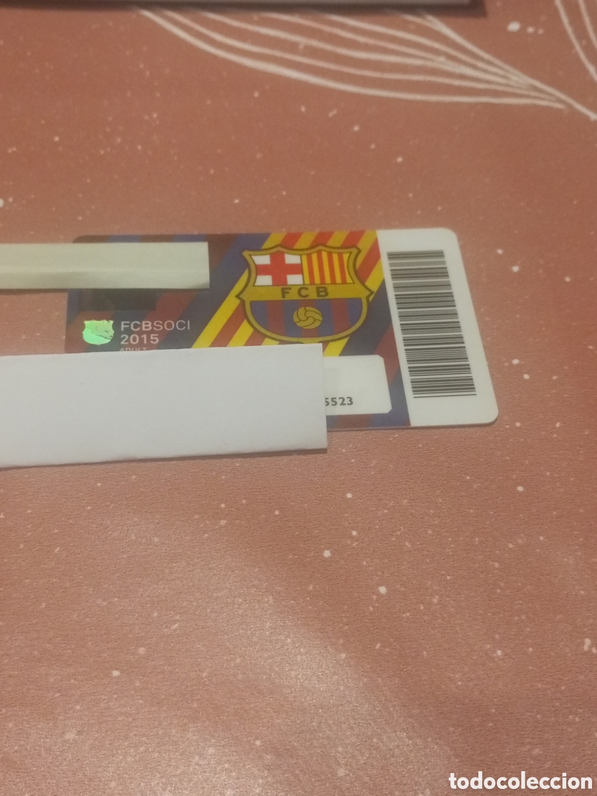 Coleccionismo deportivo: CARNET SOCIO ANUAL BAR&Ccedil;A FC BARCELONA 2015