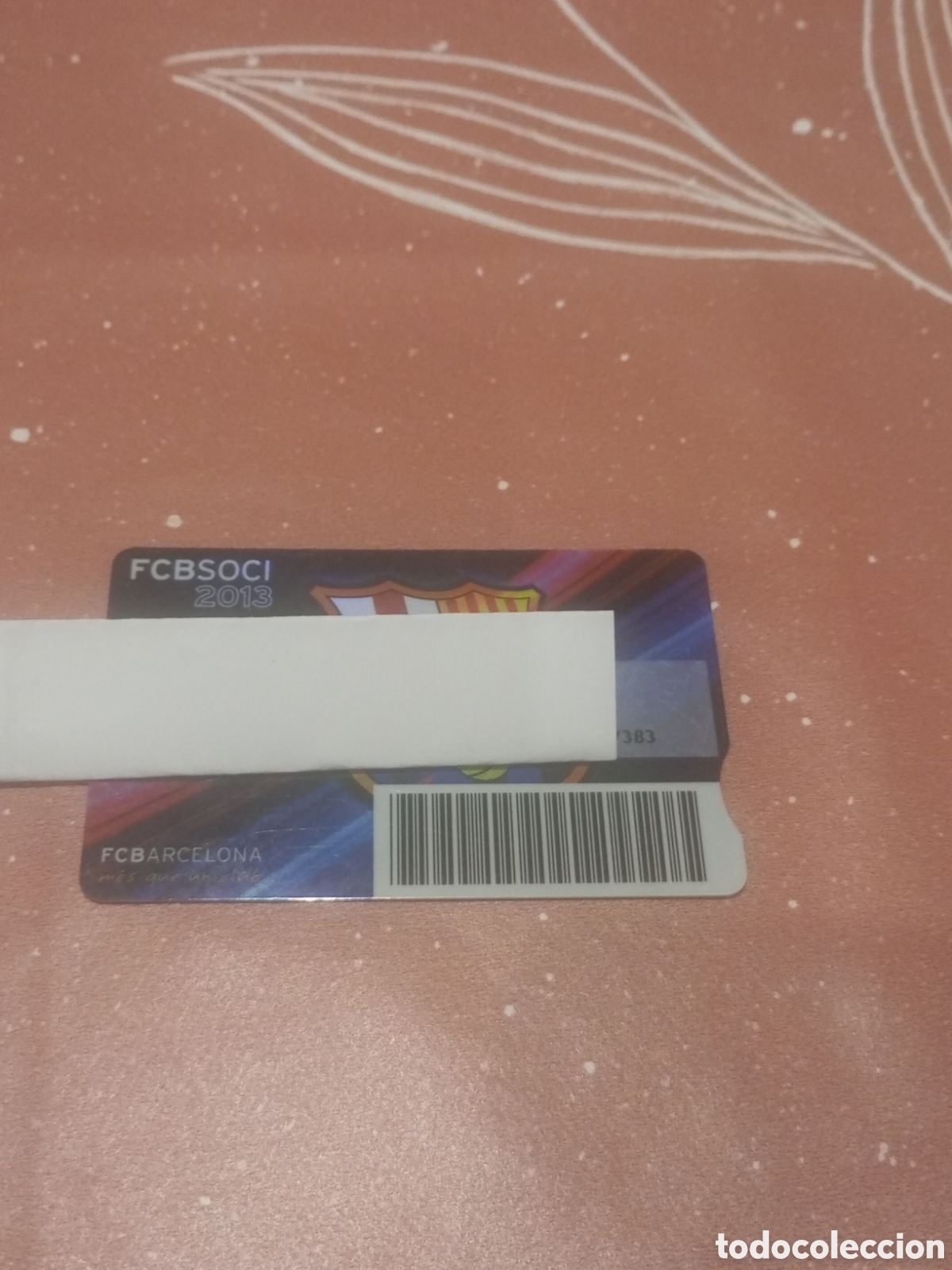 Coleccionismo deportivo: CARNET SOCIO ANUAL BAR&Ccedil;A FC BARCELONA 2013