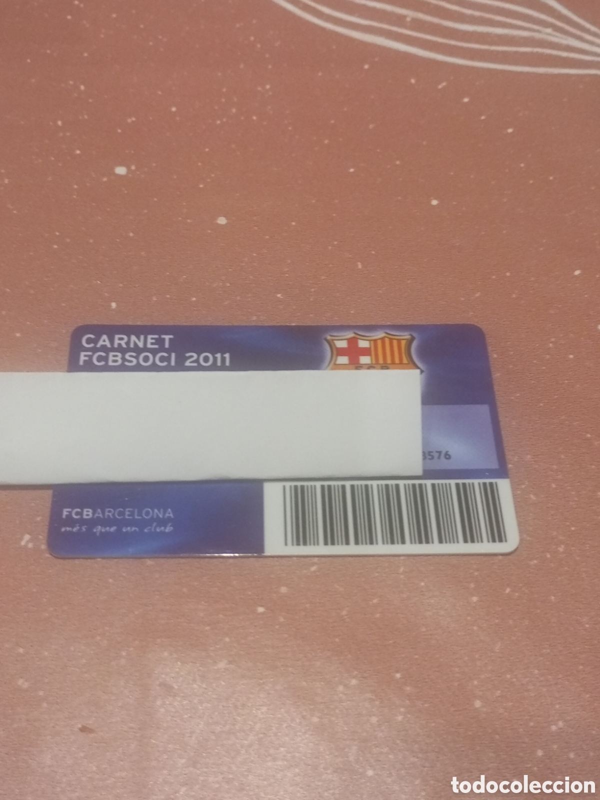 Coleccionismo deportivo: CARNET SOCIO ANUAL BAR&Ccedil;A FC BARCELONA 2011