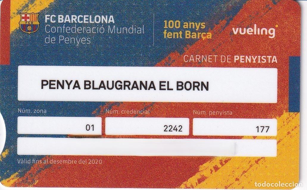 Sammelleidenschaft Sport: CARNET DE PENYISTA DE FUTBOL CLUB BARCELONA A&Ntilde;O 2020 (FOOTBALL) BAR&Ccedil;A