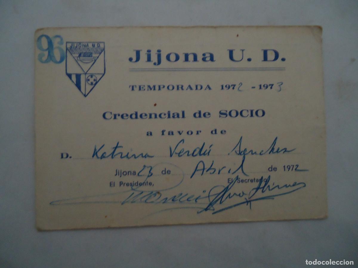 Coleccionismo deportivo: CARNET DE SOCIO DE JIJONA U.D. TEMPORADA 1972-73. PP -13