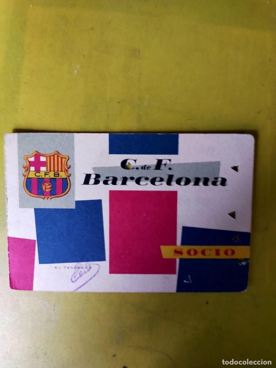 Coleccionismo deportivo: 1960 CARNET SOCIO FC BARCELONA 2&ordm; TRIMESTRE BAR&Ccedil;A