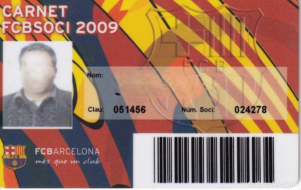 Coleccionismo deportivo: CARNET DE SOCIO DE FUTBOL CLUB BARCELONA TEMPORADA 2009 SENIOR - BAR&Ccedil;A (CAIXA-NIKE-AUDI