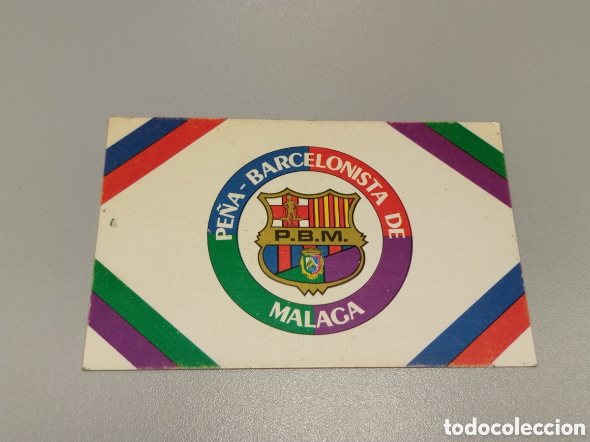 Sports collectibles: Carnet pe&ntilde;a barcelonista de m&aacute;laga.fc Barcelona.bar&ccedil;a.camp nou.les corts.futbol.deporte.pe&ntilde;ista