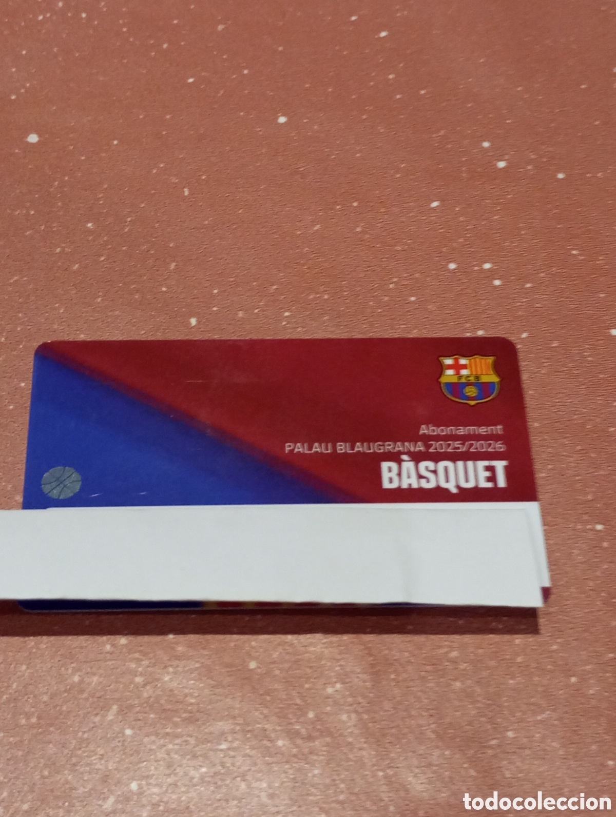 Coleccionismo deportivo: CARNET ABONO PALAU BLAUGRANA BALONCESTO B&Aacute;SQUET FC BARCELONA 2025 2026 MUY MUY ESCASO RARO