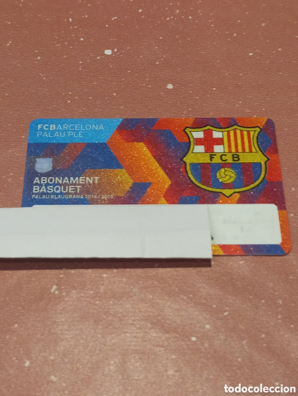 Coleccionismo deportivo: CARNET ABONO FC BARCELONA BALONCESTO B&Aacute;SQUET 2014 2015 PALAU BLAUGRANA
