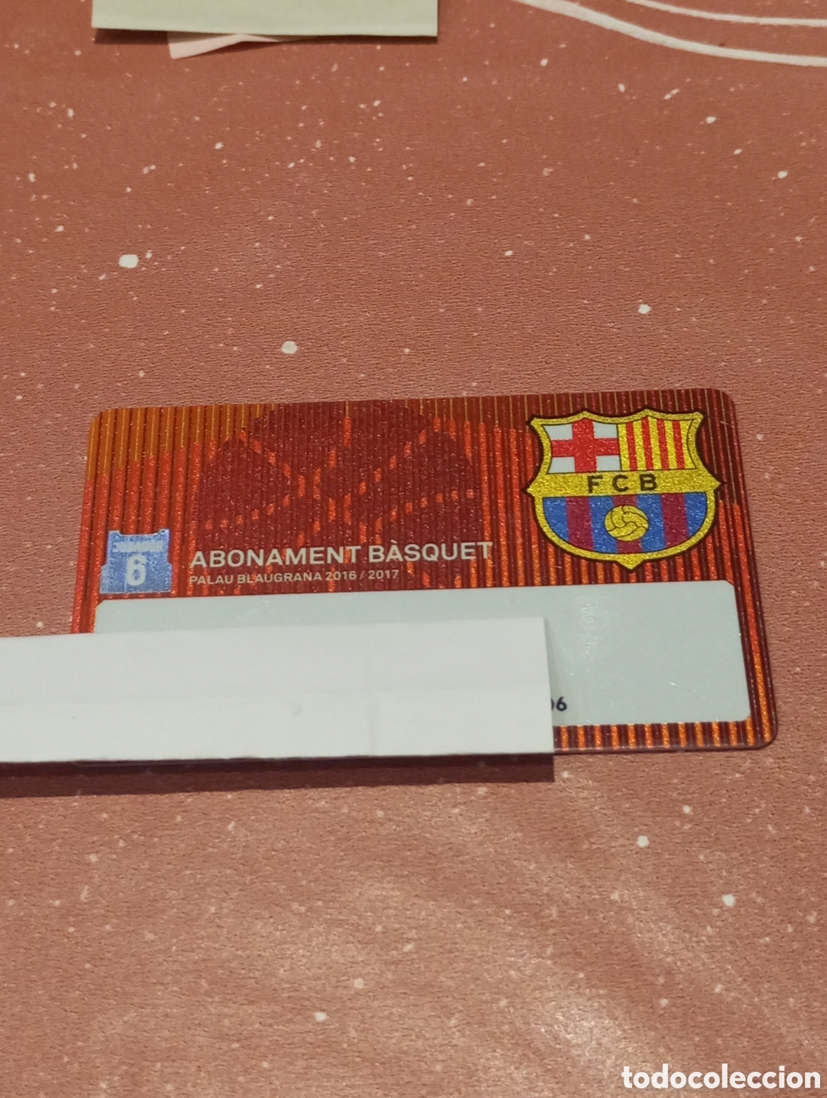 Coleccionismo deportivo: CARNET ABONO FC BARCELONA BALONCESTO B&Aacute;SQUET 2016 2017 PALAU BLAUGRANA