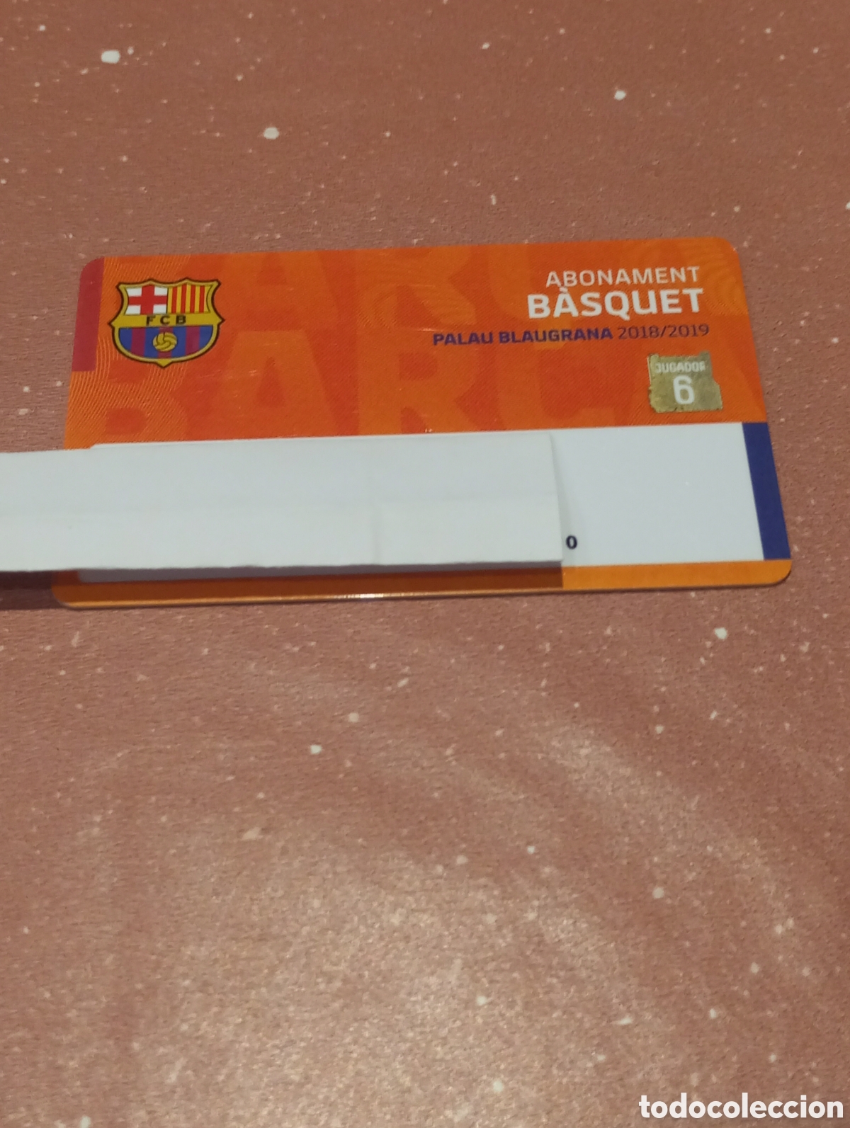 Coleccionismo deportivo: CARNET ABONO FC BARCELONA BALONCESTO B&Aacute;SQUET 2018 2019 PALAU BLAUGRANA