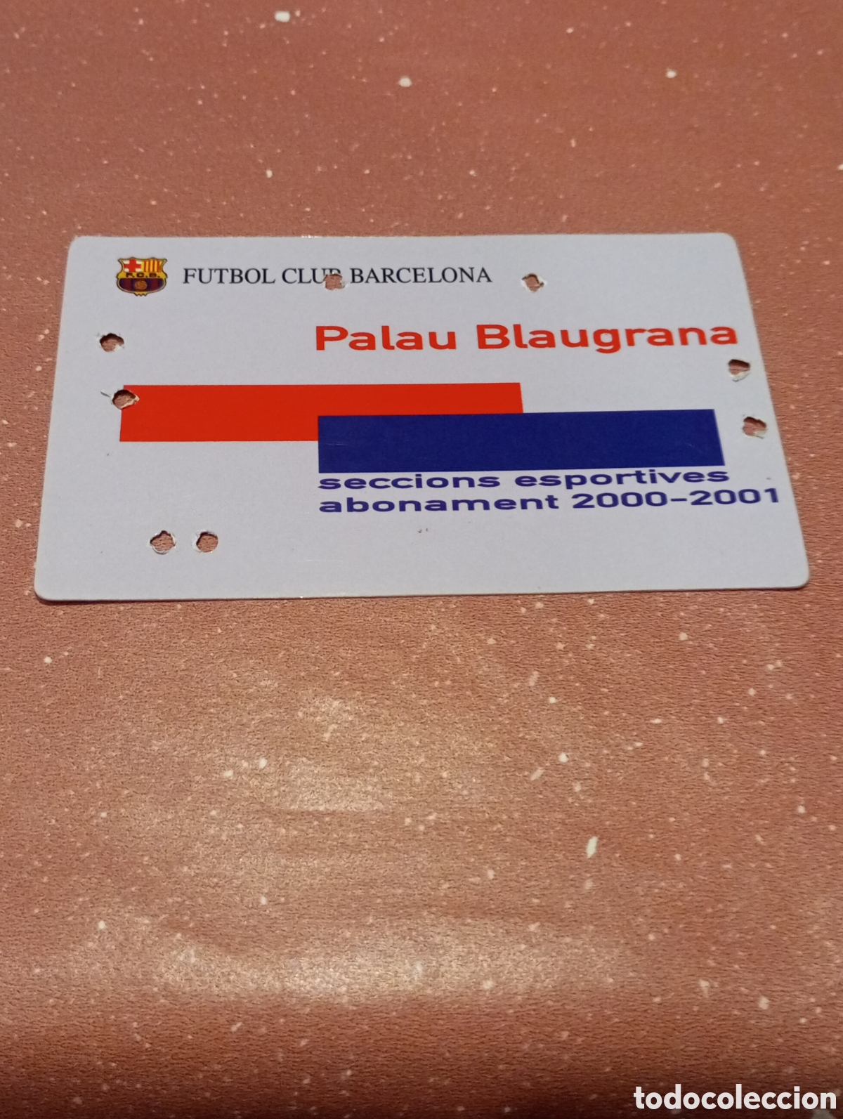 Colecionismo desportivo: CARNET ABONO FC BARCELONA SECCIONS ESPORTIVES 2000 2001 PALAU BLAUGRANA BALONCESTO BALONMANO...