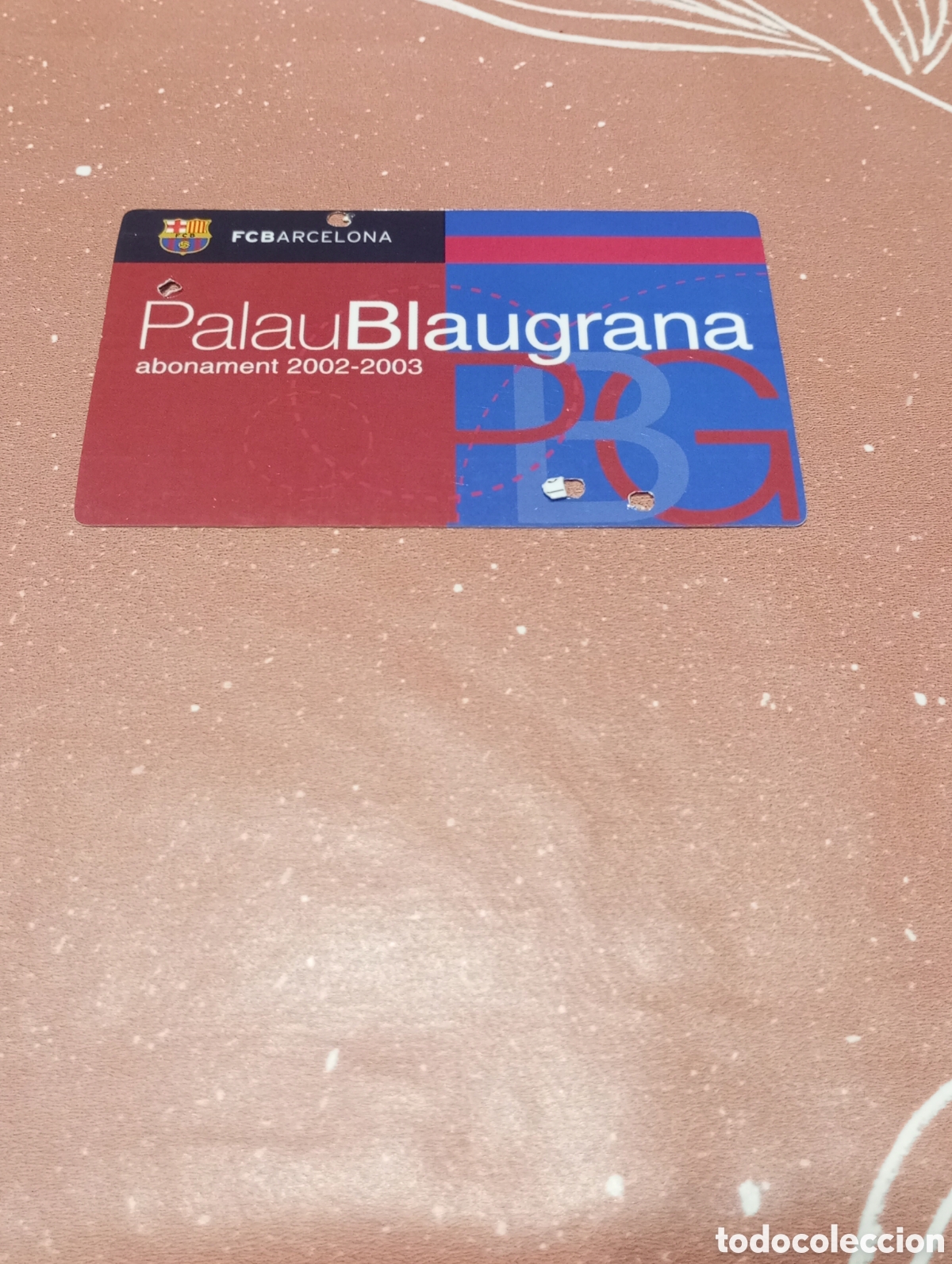 Sammelleidenschaft Sport: CARNET ABONO FC BARCELONA 2002 2003 PALAU BLAUGRANA BALONCESTO B&Aacute;SQUET