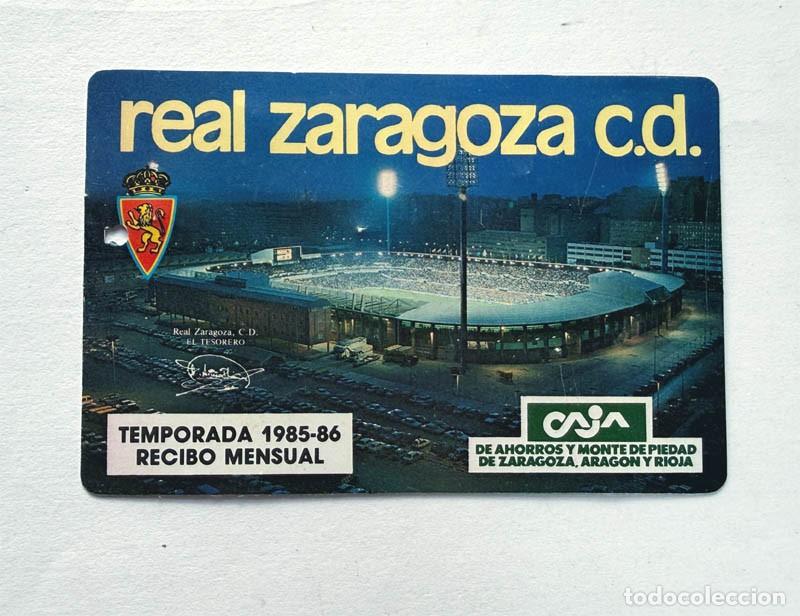 Coleccionismo deportivo: REAL ZARAGOZA / FUTBOL / TEMPORADA 1985 - 86 / MENSUAL