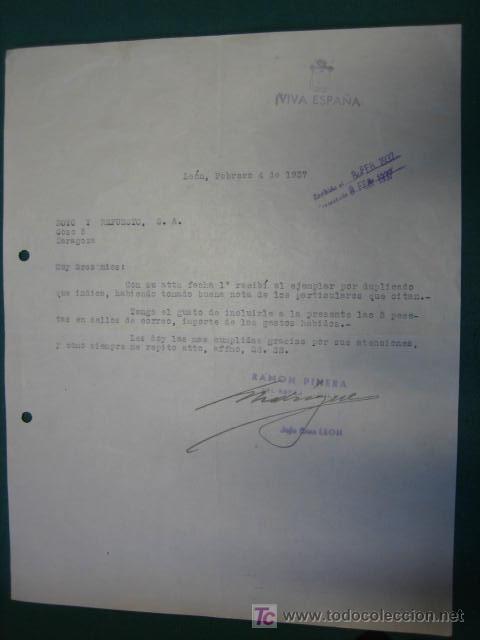 Cartas comerciales: Carta comercial, estampado Viva Espa&ntilde;a - Foto 1