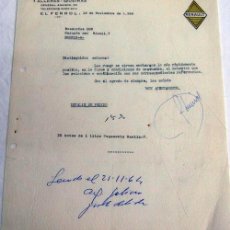 Cartas comerciales: CARTA COMERCIAL RENAULT PAPEL CON ANAGRAMA DE EMPRESA 1964
