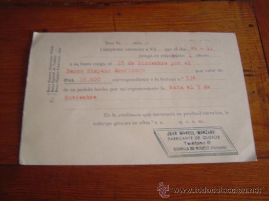 Cartas comerciales: Targeta postal de Juan Manuel Manzano - Foto 2