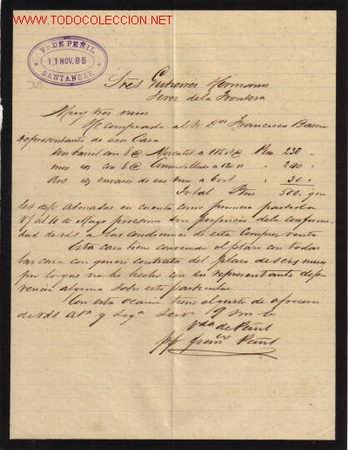 Cartas comerciales: CARTA COMERCIAL DE GUTIERREZ HERMANOS.JEREZ - Foto 1