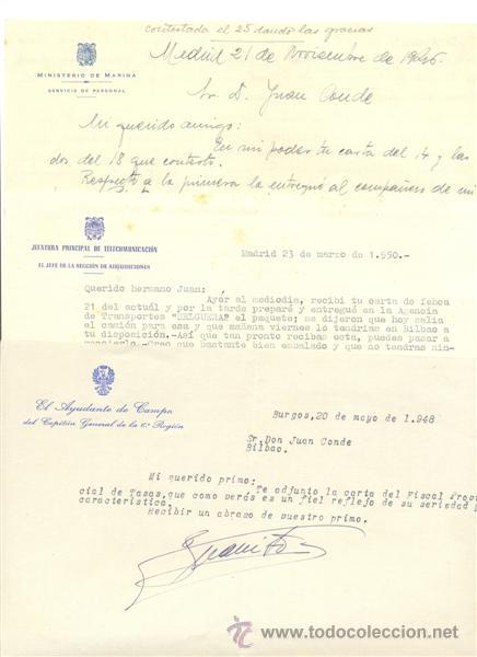 Cartas comerciales: 6 cartas .. 1946 al 1950 - Foto 1
