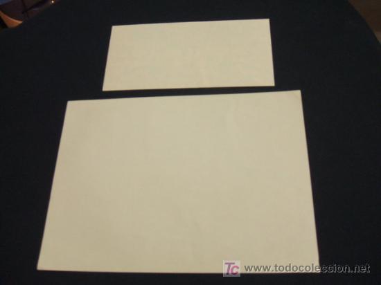 Cartas comerciales: HOJA ANTIGUA DE CARTA CON SOBRE - - Foto 3