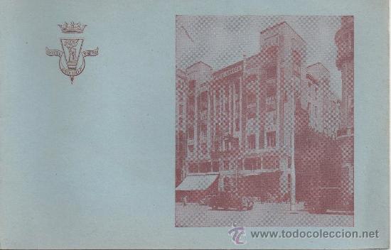 Cartas comerciales: FELICITACI&Oacute;N NAVIDE&Ntilde;A. HOTEL GREDOS. MADRID. LUIS PER&Eacute;A GONZ&Aacute;LEZ. A&Ntilde;OS 50.