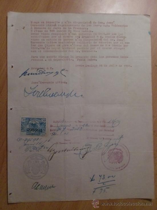 Lettres commerciales: CARTA COMERCIAL. STO. DOMINGO. R. DOMINICA.  JUNIO 1922. JOSE CERECEDO MILLAM.
