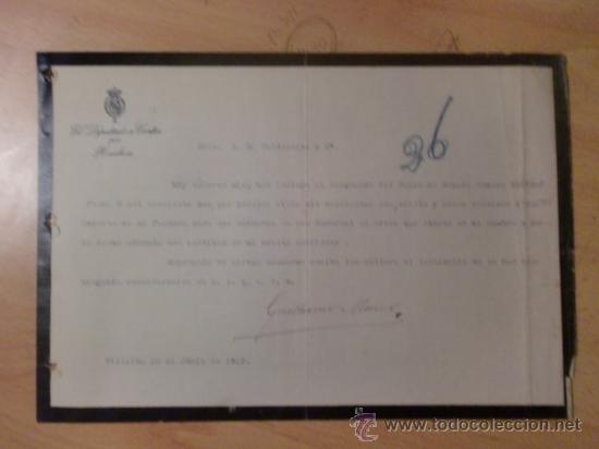Commercial Letters: CARTA COMERCIAL. VILLALBA. HUELVA. ESPA&Ntilde;A. JULIO 1913. EL DIPUTADO A CORTES POR HUELVA.
