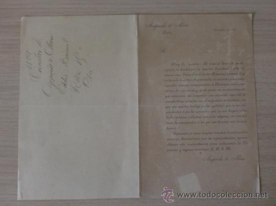 Cartas comerciales: CIRCULAR. ESPA&Ntilde;A. CADIZ. DICIEMBRE 1899. AXOPARDO & ALCON.