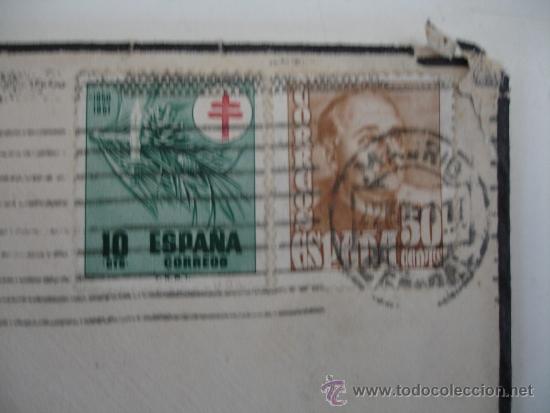 Cartas comerciales: lote de 5 cartas con sellos de la epoca - Foto 3