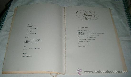 Cartas comerciales: carta menu de la compa&ntilde;ia aerea Bea (sevicios a Bordo) - Foto 2