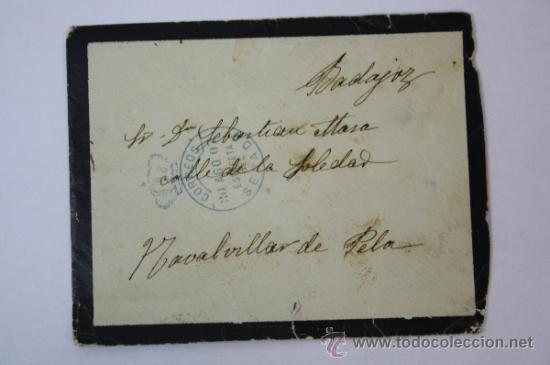 Cartas comerciales: Antiguo Sobre de Luto con Franquicia del Senado, Con Fecha 30 Agosto 1907