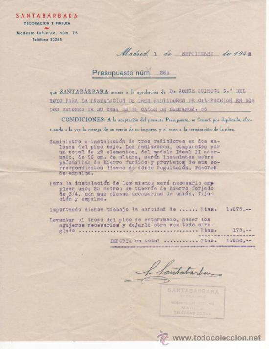 Cartas comerciais: Bonito lote de cartas comerciales  y documentos de Madrid. A&ntilde;os de 1925 a 1945. Ver fotos