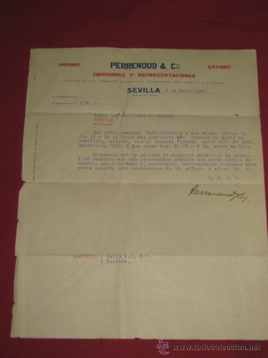 Cartas comerciales: CARTA COMERCIAL DE 1920 - LOPEZ Y AVILA - PERRENOUD & CIA