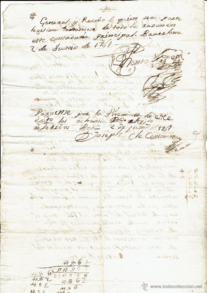 Cartas comerciales: D-THOMAS LOPEZ  DEL CONSEJO DE SU MAJESTAD - Foto 2