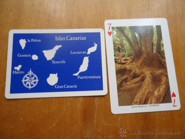 Cartas comerciales: carta suelta de vistas de las islas canarias, fournier, perfecto estado,