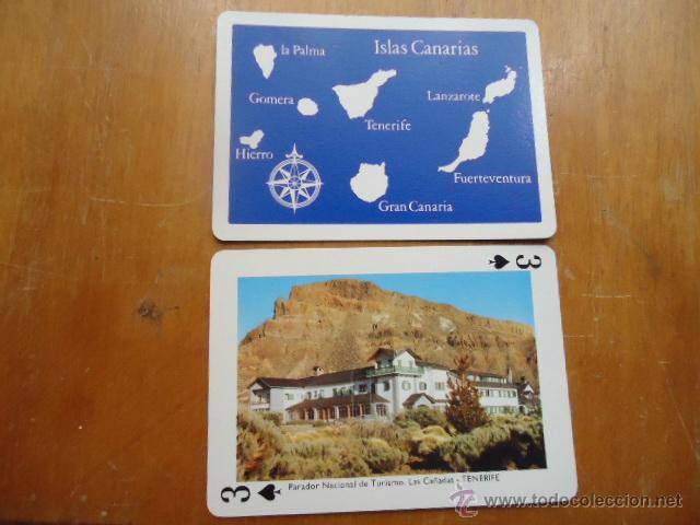 Cartas comerciales: carta suelta de vistas de las islas canarias, fournier, perfecto estado,