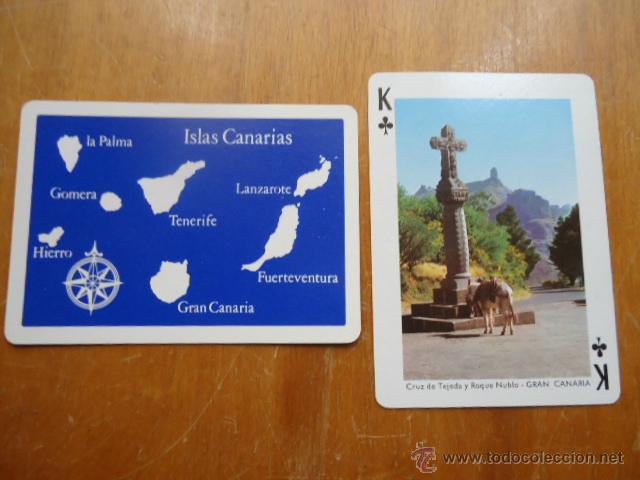 Cartas comerciales: carta suelta de vistas de las islas canarias, fournier, perfecto estado,