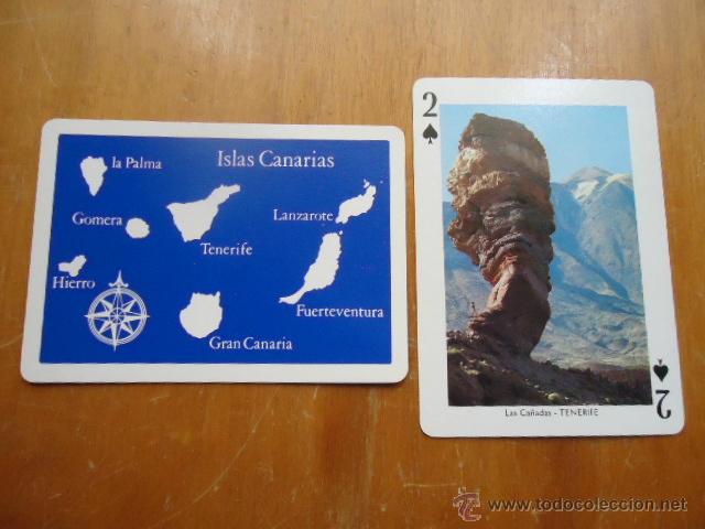 Cartas comerciales: carta suelta de vistas de las islas canarias, fournier, perfecto estado,