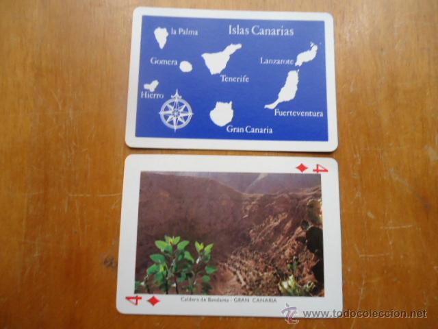 Cartas comerciales: carta suelta de vistas de las islas canarias, fournier, perfecto estado,