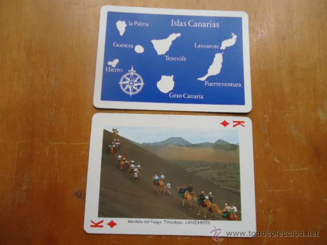 Cartas comerciales: carta suelta de vistas de las islas canarias, fournier, perfecto estado,
