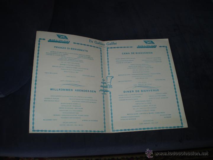 Cartas comerciales: CARTA DE MENU DENTRO DE ITALIA - Foto 2